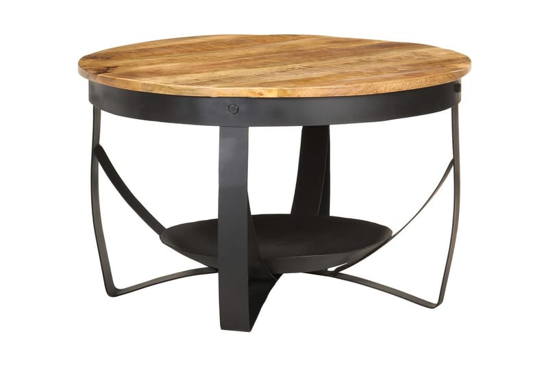 sofabord Ø68x43 cm ru mangotræ - Brun - Møbler - Borde - Sofabord