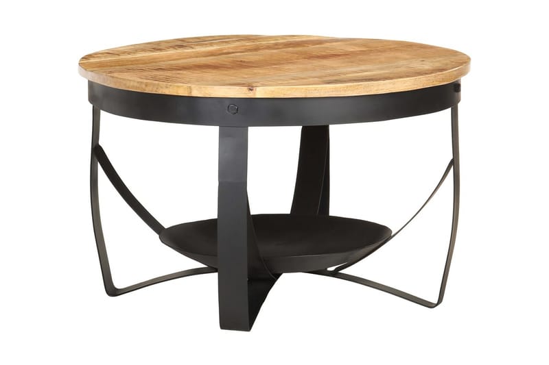 sofabord Ø68x43 cm ru mangotræ - Brun - Møbler - Borde - Sofabord