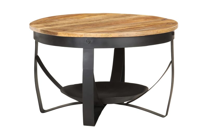 sofabord Ø68x43 cm ru mangotræ - Brun - Møbler - Borde - Sofabord