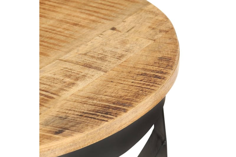 sofabord Ø68x43 cm ru mangotræ - Brun - Møbler - Borde - Sofabord