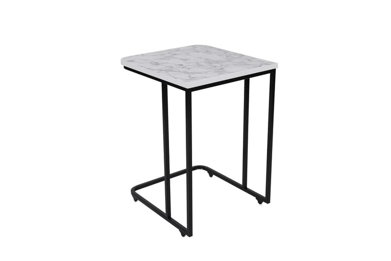 Nagako Sett med Bord Hvit/Sort - Hanah Home - Møbler - Borde - Sofabord