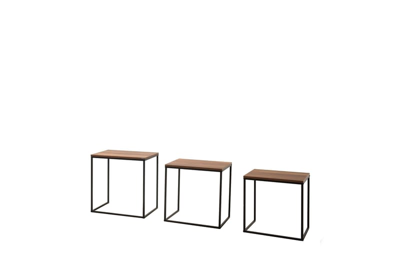 Ajmit Sætborde Brun - Hanah Home - Møbler - Borde - Sofabord