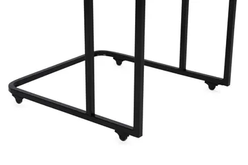 Nagako Sett med Bord Hvit/Sort - Hanah Home - Møbler - Borde - Sofabord