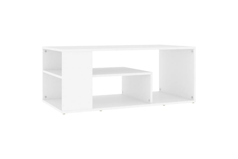 sofabord 100x50x40 cm spånplade hvid - Hvid - Møbler - Borde - Sofabord