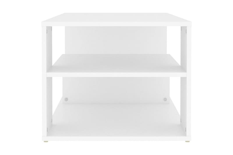 sofabord 100x50x40 cm spånplade hvid - Hvid - Sofabord