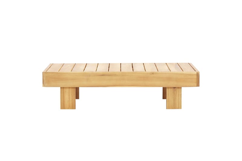 Sofabord 100x60x25 cm Massivt Akacietræ - Brun - Sofabord