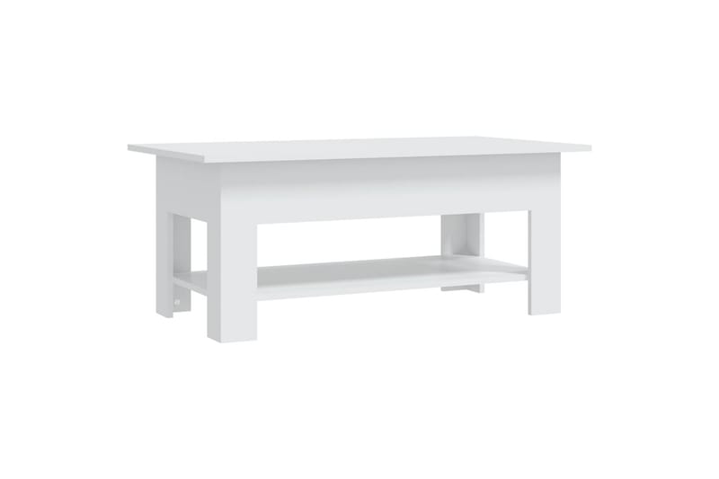 sofabord 102x55x42 cm spånplade hvid - Hvid - Møbler - Borde - Sofabord