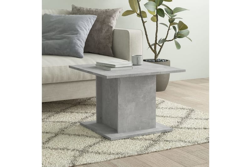 sofabord 55,5x55,5x40 cm spånplade betongrå - Grå - Møbler - Borde - Sofabord