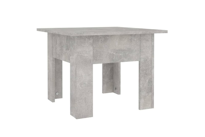 sofabord 55x55x42 cm spånplade betongrå - Grå - Møbler - Borde - Sofabord