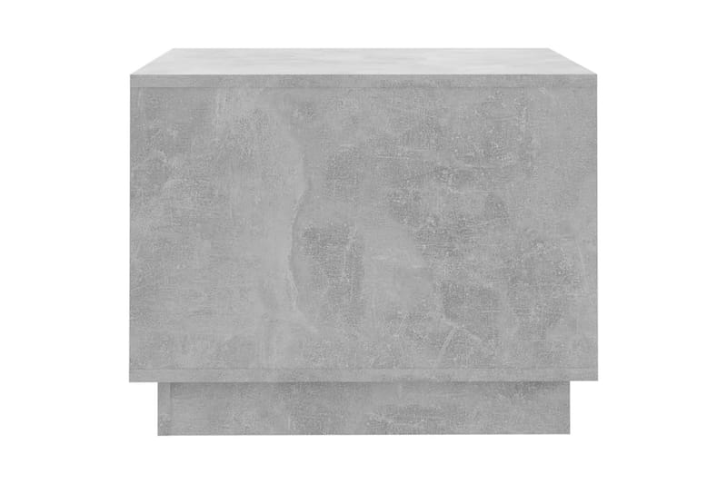 sofabord 55x55x43 cm spånplade betongrå - Grå - Sofabord