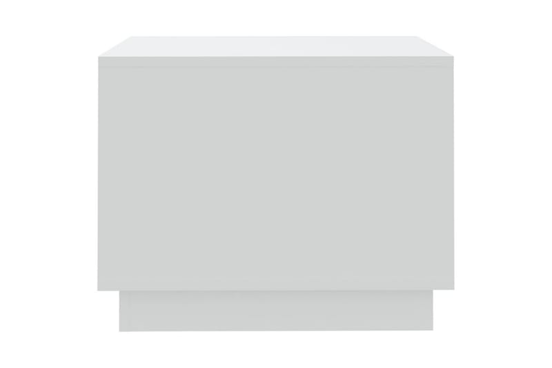 sofabord 55x55x43 cm spånplade hvid - Hvid - Sofabord