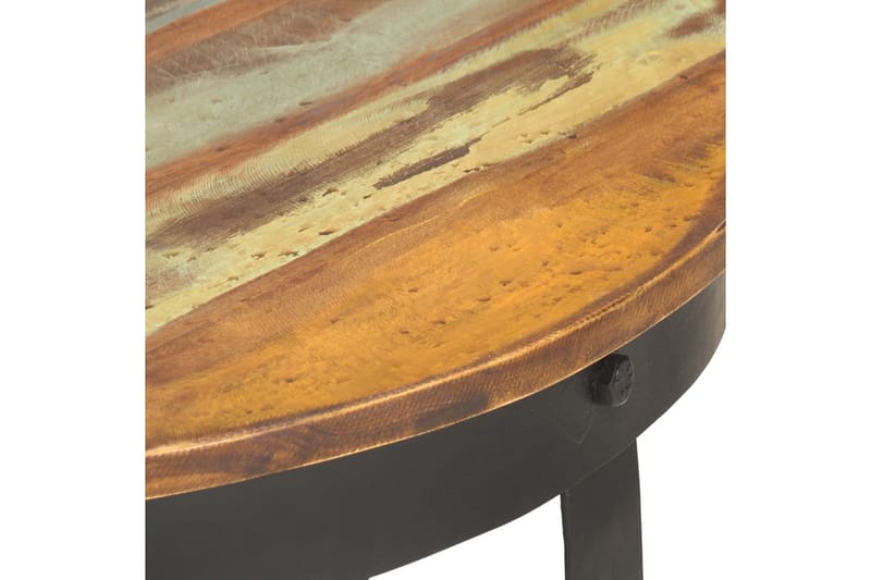 sofabord 68x43 cm massivt genbrugstræ - Møbler - Borde - Sofabord