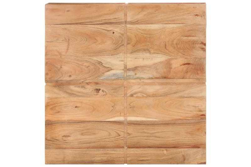 sofabord 80x80x28 cm massivt akacietræ - Brun - Møbler - Borde - Sofabord