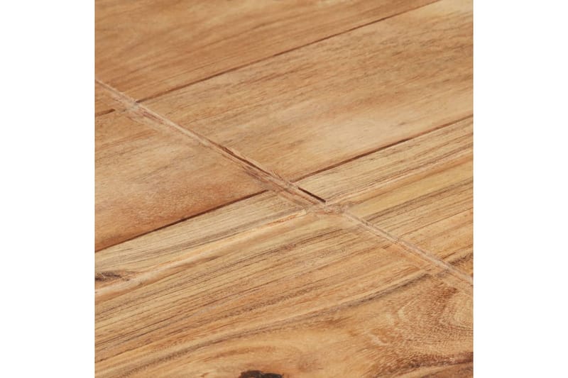 sofabord 80x80x28 cm massivt akacietræ - Brun - Møbler - Borde - Sofabord