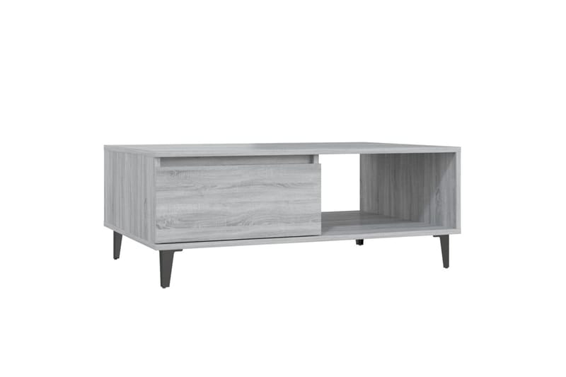 sofabord 90x60x35 cm spånplade grå sonoma-eg - Grå - Møbler - Borde - Sofabord