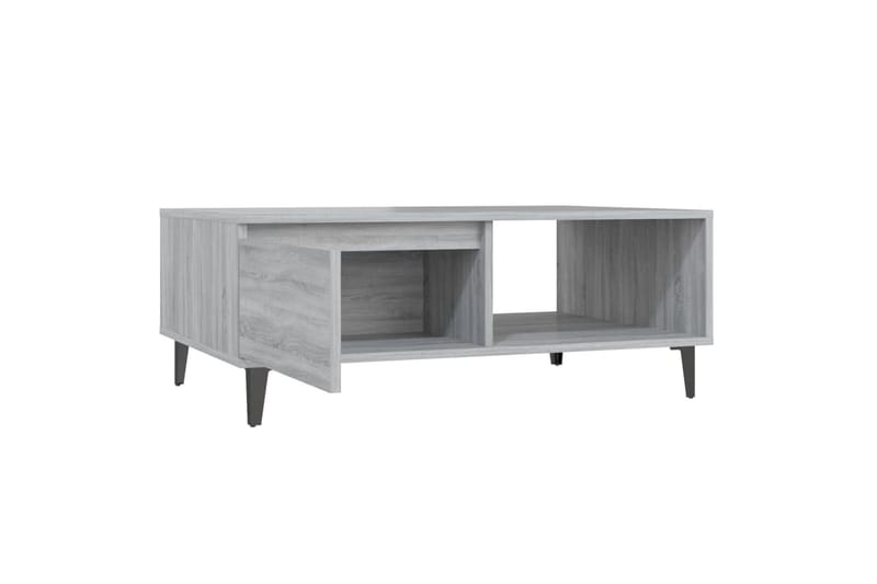 sofabord 90x60x35 cm spånplade grå sonoma-eg - Grå - Møbler - Borde - Sofabord