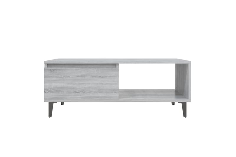 sofabord 90x60x35 cm spånplade grå sonoma-eg - Grå - Møbler - Borde - Sofabord