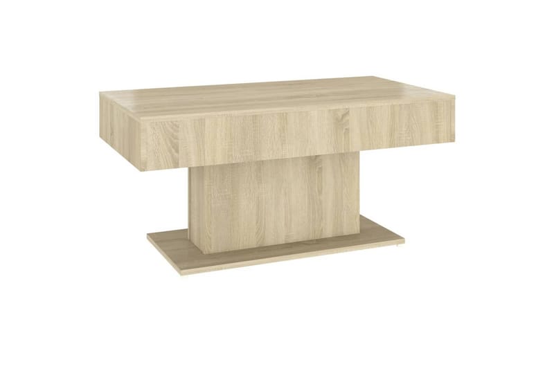 sofabord 96x50x45 cm spånplade sonoma-eg - Brun - Sofabord