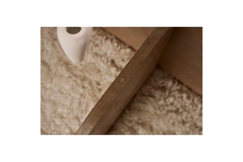 Sofabord Aeris 75 cm med Glasplade - Safir Eg / Røget - Møbler - Borde - Sofabord