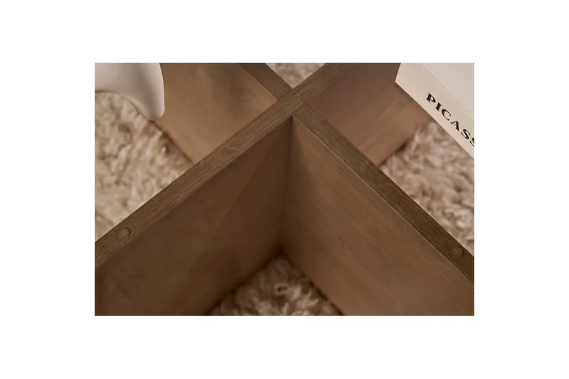 Sofabord Aeris 75 cm med Glasplade - Safir Eg / Røget - Møbler - Borde - Sofabord