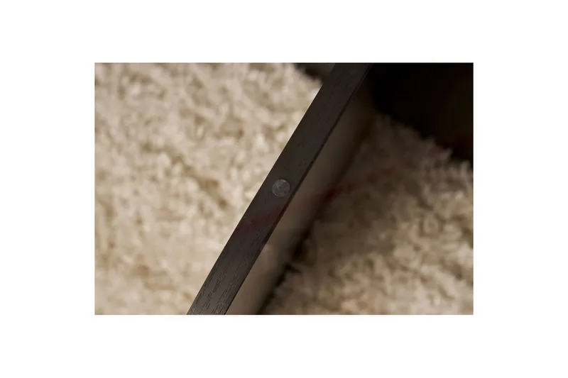 Sofabord Aeris 75 cm med Glasplade - Træ Sort / Røgfarvet - Møbler - Borde - Sofabord