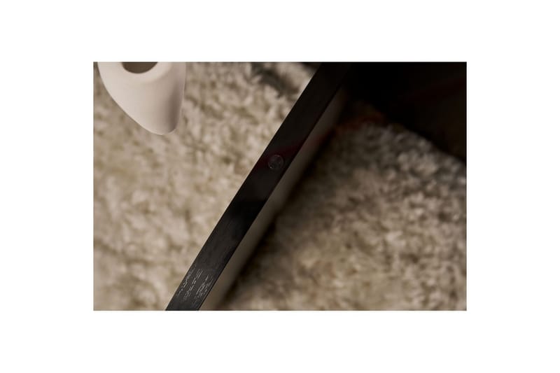 Sofabord Aeris 75 cm med Glasplade - Træ Sort / Transparent - Møbler - Borde - Sofabord