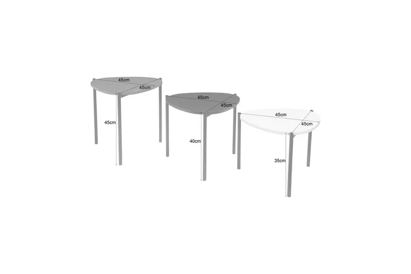 Sofabord Alek Set - Møbler - Borde - Sofabord