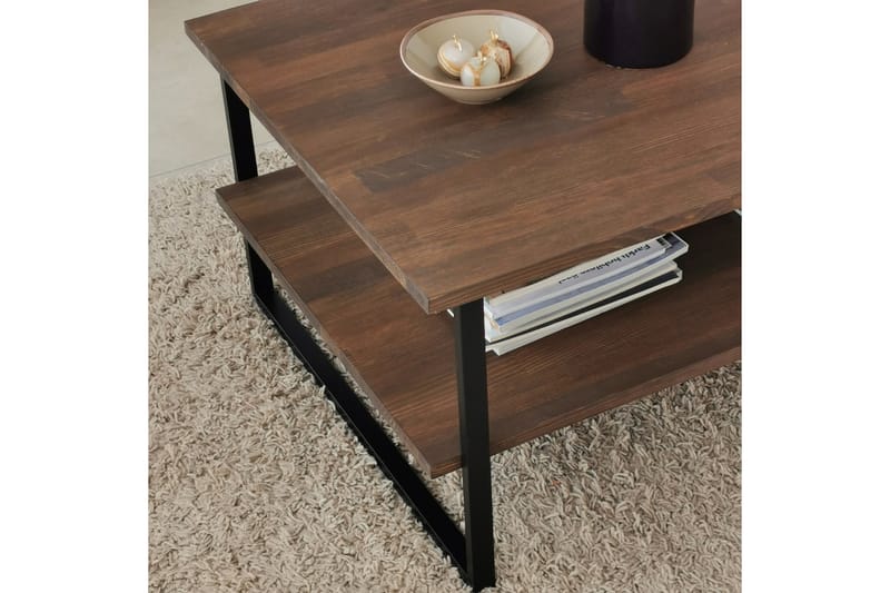 Alexelle Sofabord 85x60x85 cm - Brun - Møbler - Borde - Sofabord