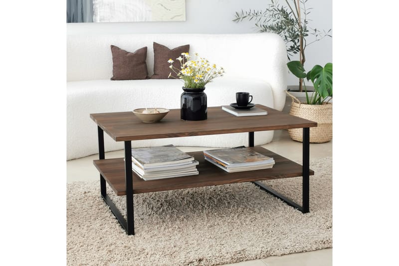 Alexelle Sofabord 85x60x85 cm - Brun - Møbler - Borde - Sofabord