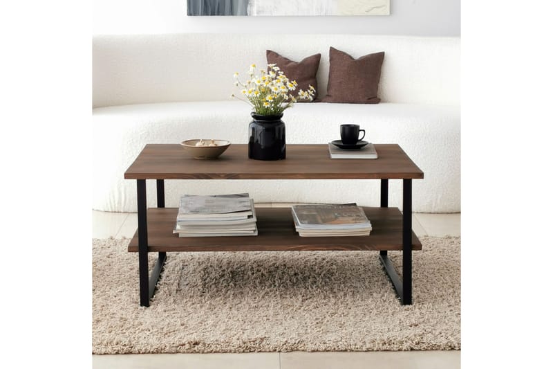 Alexelle Sofabord 85x60x85 cm - Brun - Møbler - Borde - Sofabord
