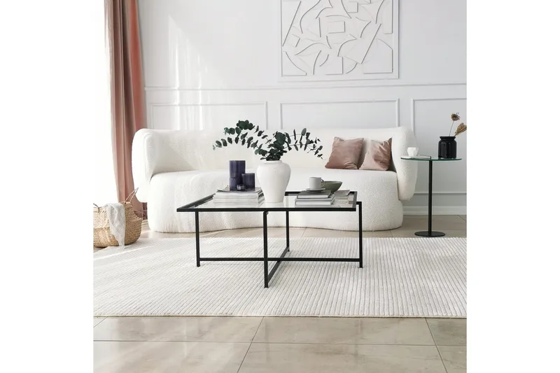 Alskaliden Sofabord 85x35x85 cm - Sort - Møbler - Borde - Sofabord