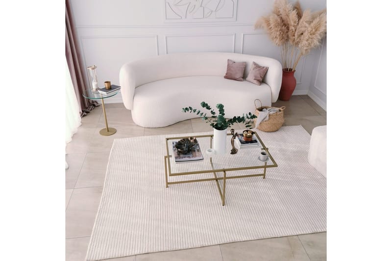 Alskaliden Sofabord 94x35x94 cm - Guld - Møbler - Borde - Sofabord