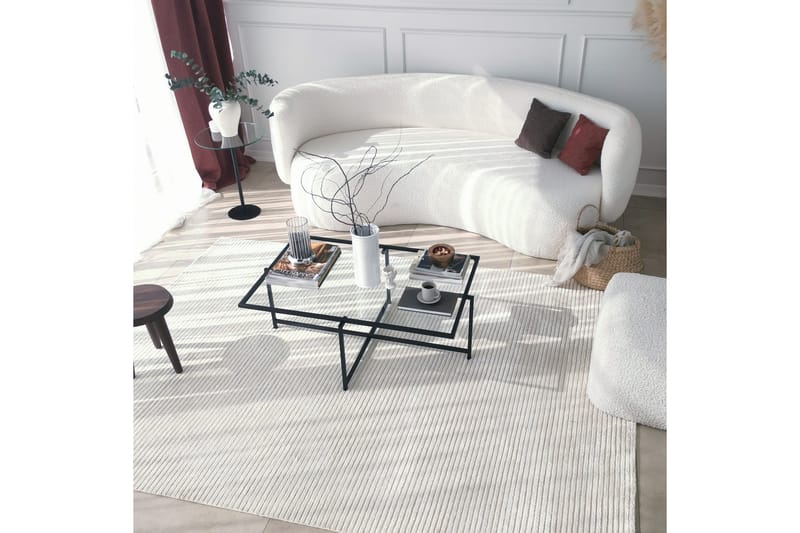 Alskaliden Sofabord 94x35x94 cm - Sort - Møbler - Borde - Sofabord