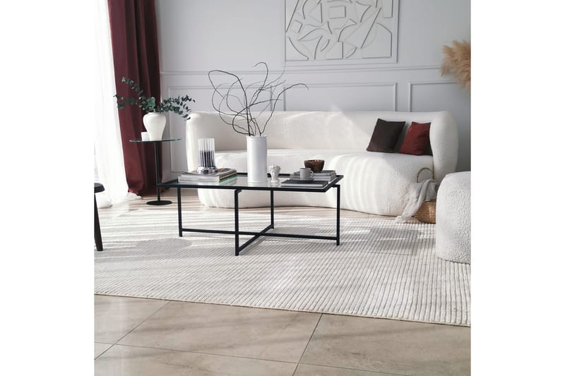Alskaliden Sofabord 94x35x94 cm - Sort - Møbler - Borde - Sofabord