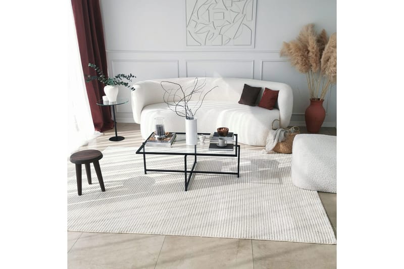 Alskaliden Sofabord 94x35x94 cm - Sort - Møbler - Borde - Sofabord