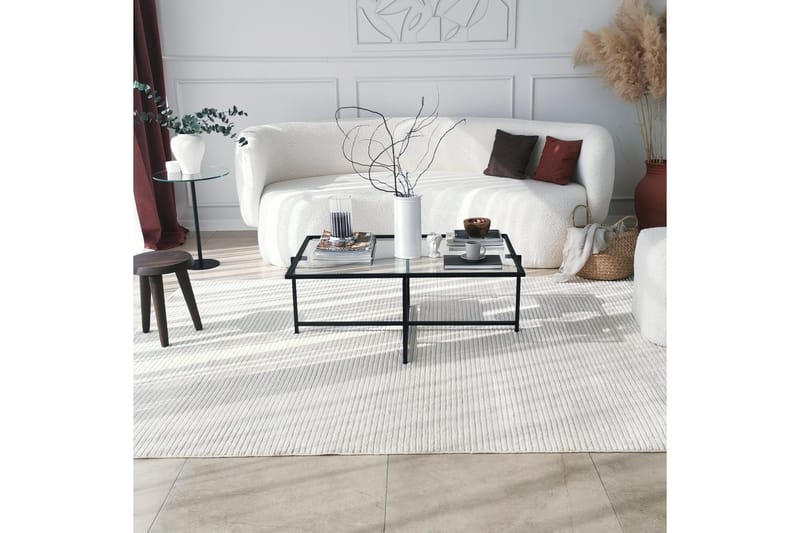 Alskaliden Sofabord 94x35x94 cm - Sort - Møbler - Borde - Sofabord