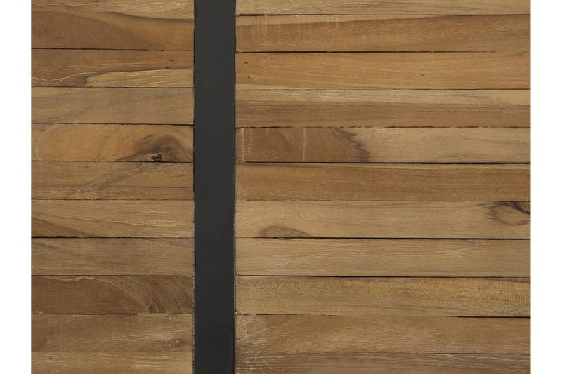 Amlin Sofabord 110 cm på Hjul - Brun/Sort - Møbler - Borde - Sofabord