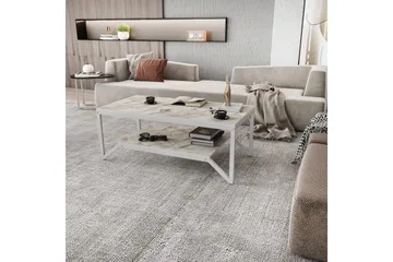 Andifli Sofabord 60x45,8x120 cm - Hvid - Møbler - Borde - Sofabord