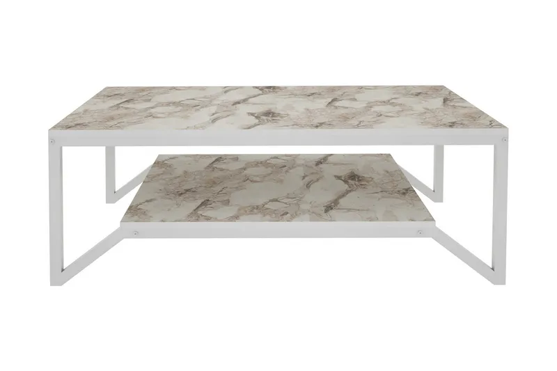 Andifli Sofabord 60x45,8x120 cm, Hvid