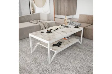 Andifli Sofabord 60x45,8x120 cm - Hvid - Møbler - Borde - Sofabord