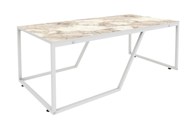 Andifli Sofabord 60x48x120 cm - Hvid - Møbler - Borde - Sofabord