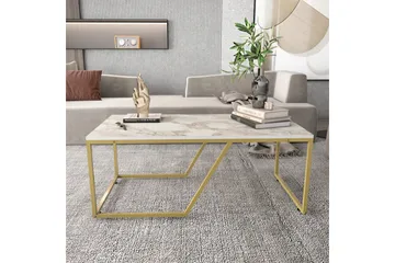 Andifli Sofabord 60x48x120 cm - Hvid - Møbler - Borde - Sofabord