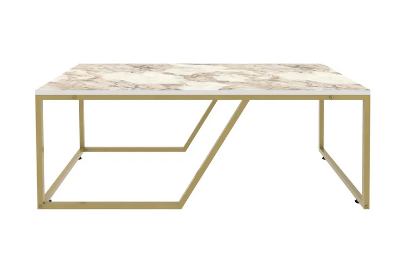 Andifli Sofabord 60x48x120 cm, Hvid