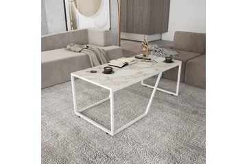 Andifli Sofabord 60x48x120 cm - Hvid - Møbler - Borde - Sofabord