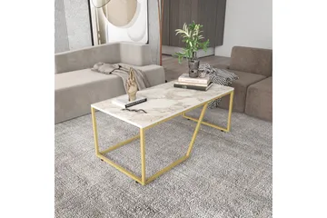 Andifli Sofabord 60x48x120 cm - Hvid - Møbler - Borde - Sofabord