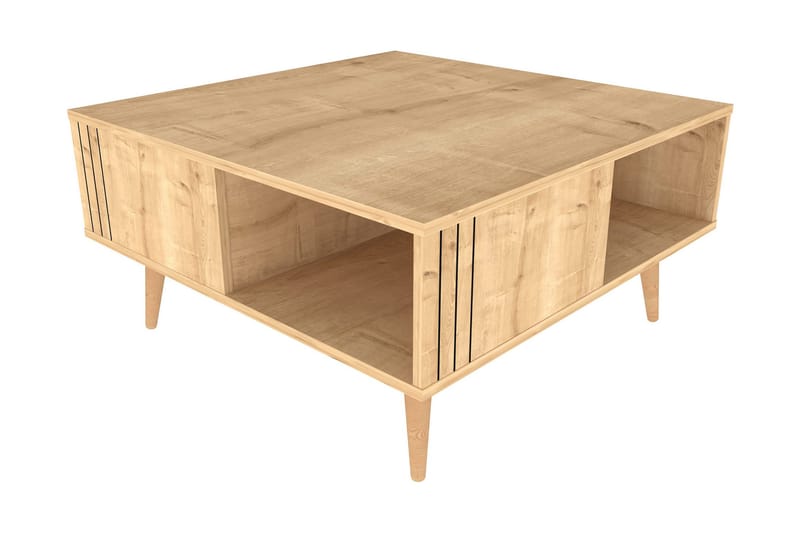 Andifli Sofabord 89,6x46,5x89,6 cm - Eg - Møbler - Borde - Sofabord