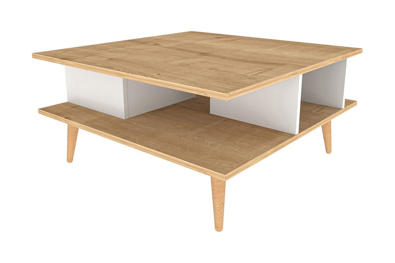 Andifli Sofabord 89x44x89 cm - Eg - Møbler - Borde - Sofabord