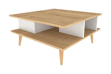 Andifli Sofabord 89x44x89 cm - Eg - Møbler - Borde - Sofabord