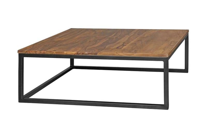 Aranza Indskudsbord 75 cm 2 Bord - Massivt Træ/Sort - Møbler - Borde - Sofabord