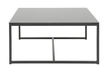 Ardler Sofabord 100 cm - Glas/Sort - Møbler - Borde - Sofabord